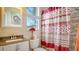 Bathroom with updated shower and vanity at 11215 Rivers Bluff Cir, Lakewood Ranch, FL 34202