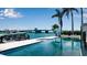 Inviting pool area with a waterfront view at 1435 Westway Dr, Sarasota, FL 34236