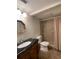 Bathroom featuring vanity and tiled shower at 150 Harborside Ave # 221, Punta Gorda, FL 33950
