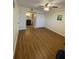 Bedroom featuring hard wood floors and closet at 150 Harborside Ave # 221, Punta Gorda, FL 33950