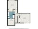 Detailed floor plan of the home showcasing the layout of bedrooms, bathrooms, and hall at 3609 57Th Avenue W Dr # 37, Bradenton, FL 34210