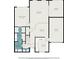 Detailed floor plan of the home showcasing the layout of bedrooms, bathrooms, living spaces, and garage at 3609 57Th Avenue W Dr # 37, Bradenton, FL 34210
