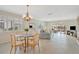 Open living space with a dining area leading into a relaxing living room area at 4821 Mount Vernon Dr # 4821, Bradenton, FL 34210