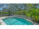 Screened-in pool boasts refreshing water and sunny vibes, perfect for relaxation and outdoor enjoyment at 5355 Anthony Ln, Sarasota, FL 34233