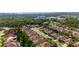 Aerial view of community near a scenic waterfront at 9120 Willow Brook Dr, Sarasota, FL 34238