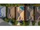 Aerial view of home highlighting the private, screened-in pool at 9120 Willow Brook Dr, Sarasota, FL 34238