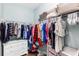 Walk-in closet with ample space for clothing storage and multiple organizational options at 13116 Bliss Loop, Bradenton, FL 34211