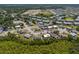 Aerial view of homes in residential area with green spaces; excellent community setting at 1821 16Th E Ave, Bradenton, FL 34208
