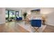 Cozy living area with plush seating and access to an outdoor patio at 3360 Tallywood Ct # 7082, Sarasota, FL 34237