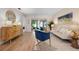 Sophisticated living room showcasing elegant decor and comfortable seating at 3360 Tallywood Ct # 7082, Sarasota, FL 34237