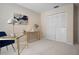 Office featuring a desk and closet, offering a practical and organized workspace solution at 3360 Tallywood Ct # 7082, Sarasota, FL 34237