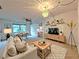 Bright living room featuring modern decor, neutral colors, and ample natural light at 390 301 W Blvd # 5B, Bradenton, FL 34205