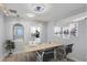 Bright office with ocean view, modern lighting, and stylish decor at 3931 Bay Shore Rd, Sarasota, FL 34234