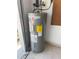 Efficient Rheem water heater with clearly visible EnergyGuide label, ensuring cost-effective and reliable performance at 5315 Malamin Rd, North Port, FL 34287