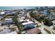 Nice aerial view highlighting the property's location, landscaping, and proximity to beach and other amenities at 540 S Polk Dr, Sarasota, FL 34236