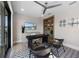 Bright office with a view, stylish décor, and built in shelving at 540 S Polk Dr, Sarasota, FL 34236