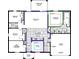 Detailed floor plan showcasing the layout of a modern home with open kitchen, great room, and owner's suite at 5672 Jonesboro Ave, North Port, FL 34288