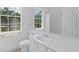 Bright bathroom with natural light, neutral tones, and a walk-in shower at 5821 Valente Pl, Sarasota, FL 34238