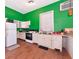 Functional kitchen space with white cabinetry, an oven, and sink, showcasing a practical culinary area at 6321 279Th E St, Myakka City, FL 34251