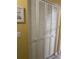 White louvered closet doors at 6368 Draw Ln # 34, Sarasota, FL 34238