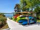 Convenient kayak storage with easy water access, ideal for outdoor enthusiasts at 6612 Butlers Crest Dr, Bradenton, FL 34203