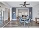 Formal dining room boasts open design and view to living area at 75 Inlets Blvd # 75, Nokomis, FL 34275
