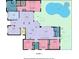 Detailed floor plan showcasing the layout of the home with dimensions for each room at 7574 Camden Harbour Dr, Bradenton, FL 34212