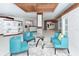 Lobby features seating and modern decor with natural light at 101 S Gulfstream Ave # 5J, Sarasota, FL 34236