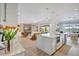 Modern kitchen with stainless steel appliances and a large island at 11913 Blue Hill Trl, Bradenton, FL 34211