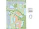 Community map shows the different housing series available in the neighborhood at 14061 Crutchfield Ct, Parrish, FL 34219
