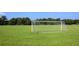 Community soccer field featuring well-maintained green grass and multiple goal nets at 14230 Cattle Egret Pl, Lakewood Ranch, FL 34202