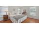 Bedroom featuring bed with wood floors at 1742 9Th St, Sarasota, FL 34236