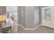 Inviting home foyer with tiled flooring and neutral paint colors, leading to a spacious open-concept layout at 2072 Mackerel St, Port Charlotte, FL 33953