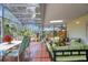Comfortable screened-in patio furnished with seating and dining areas, great for enjoying the outdoors at 3036 Rose St, Sarasota, FL 34239