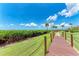 Path leading to the bay at 3803 Sun Eagle Ln # 203, Bradenton, FL 34210