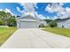Well-maintained single-story home featuring a two-car garage, manicured lawn, and welcoming curb appeal at 4513 Abacos Pl, Bradenton, FL 34203