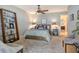 Serene bedroom featuring a comfy bed, modern décor, and ample natural light at 4800 Gulf Of Mexico Dr # 205, Longboat Key, FL 34228