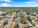 Expansive aerial view of a residential neighborhood with lush greenery under a bright blue sky at 5214 11Th S Ave, Gulfport, FL 33707