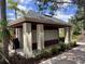 Community mailboxes surrounded by landscaped walkway at 5741 Soldier Cir # 202, Sarasota, FL 34233