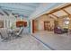 Indoor/outdoor living concept with large sliding doors for seamless access to the lanai at 621 Ivanhoe Ln, Holmes Beach, FL 34217