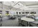 Large event space with high ceilings, modern lighting, and ample seating at 6248 Fish Eagle Ct, Nokomis, FL 34275