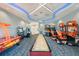 Game room featuring an air hockey table and arcade games with custom lighting at 6248 Fish Eagle Ct, Nokomis, FL 34275