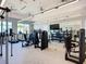 Spacious gym area with exercise equipment, including treadmills, weights, and fitness machines at 6290 Mesa Gln, Bradenton, FL 34203