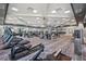 Spacious gym with modern equipment, including treadmills, rowing machines and various weight machines at 6295 Crested Eagle Ln, Nokomis, FL 34275