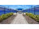 Pickleball courts with shaded seating areas, offering a comfortable space to relax and socialize at 6295 Crested Eagle Ln, Nokomis, FL 34275