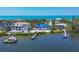 Waterfront homes with private docks boasting direct Gulf access and stunning ocean views at 7985 Manasota Key Rd, Englewood, FL 34223