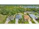 Overhead view of home showing the roof and landscaping at 8019 Indigo Ridge Ter, Bradenton, FL 34201