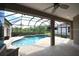 Inviting screened-in pool area with clear blue water, perfect for relaxation and outdoor fun at 9112 63Rd E Ct, Parrish, FL 34219