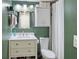Freshly renovated bathroom with a white vanity, modern fixtures, and a shower-tub combination at 3269 Beneva Rd # 102, Sarasota, FL 34232
