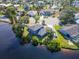Aerial view of the property with scenic waterfront at 1310 91St Nw Ct, Bradenton, FL 34209